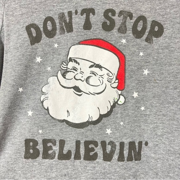 Grayson Threads Small Santa Clause Music Graphic Tee Shirt Crewneck Christmas - Picture 3 of 6